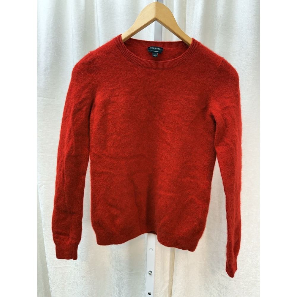 Talbots Women's 100% Pure Cashmere Sweater Red Size Small